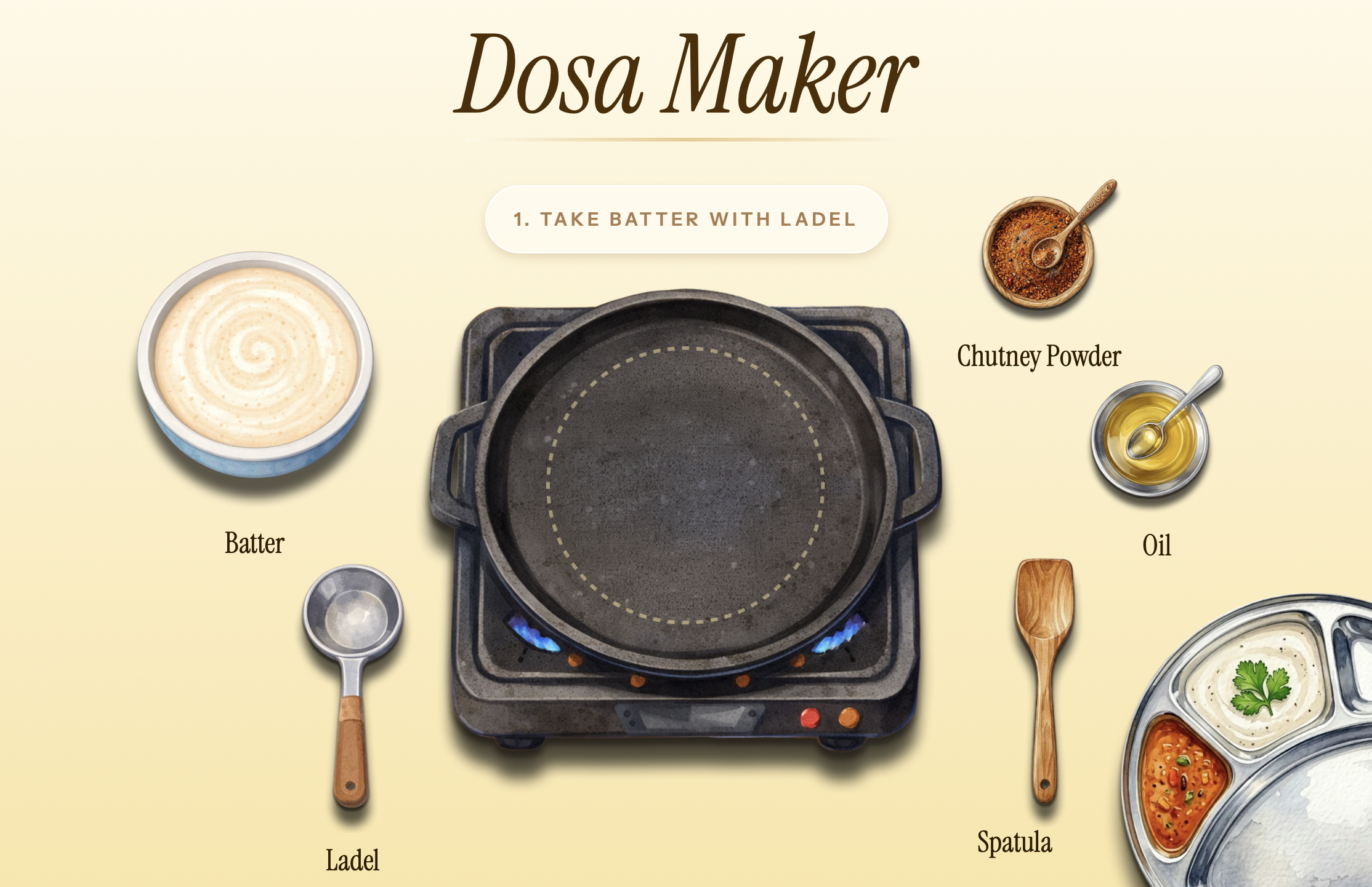 Screenshot of Dosa Maker
