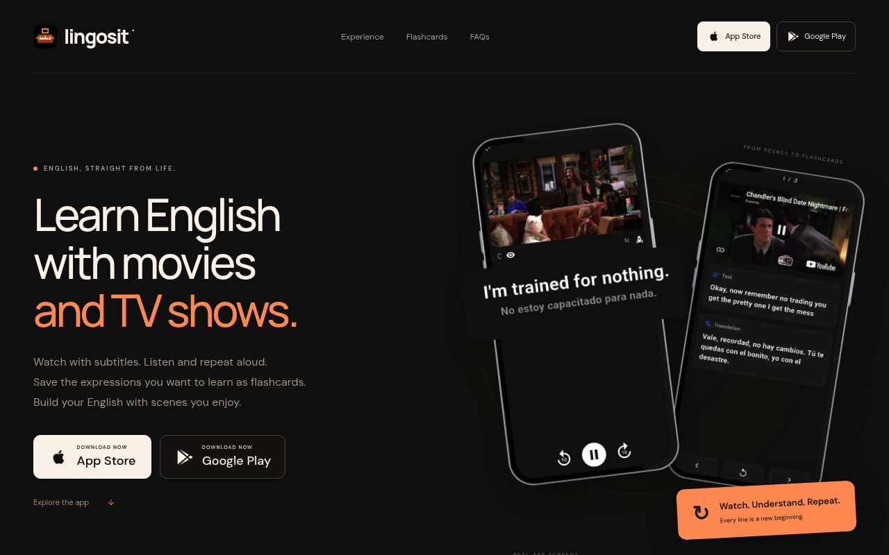 Screenshot of Lingosit