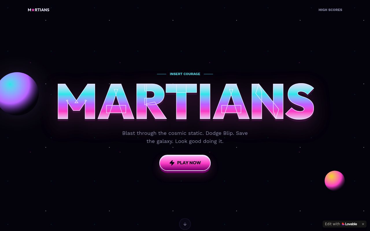 Screenshot of Martians