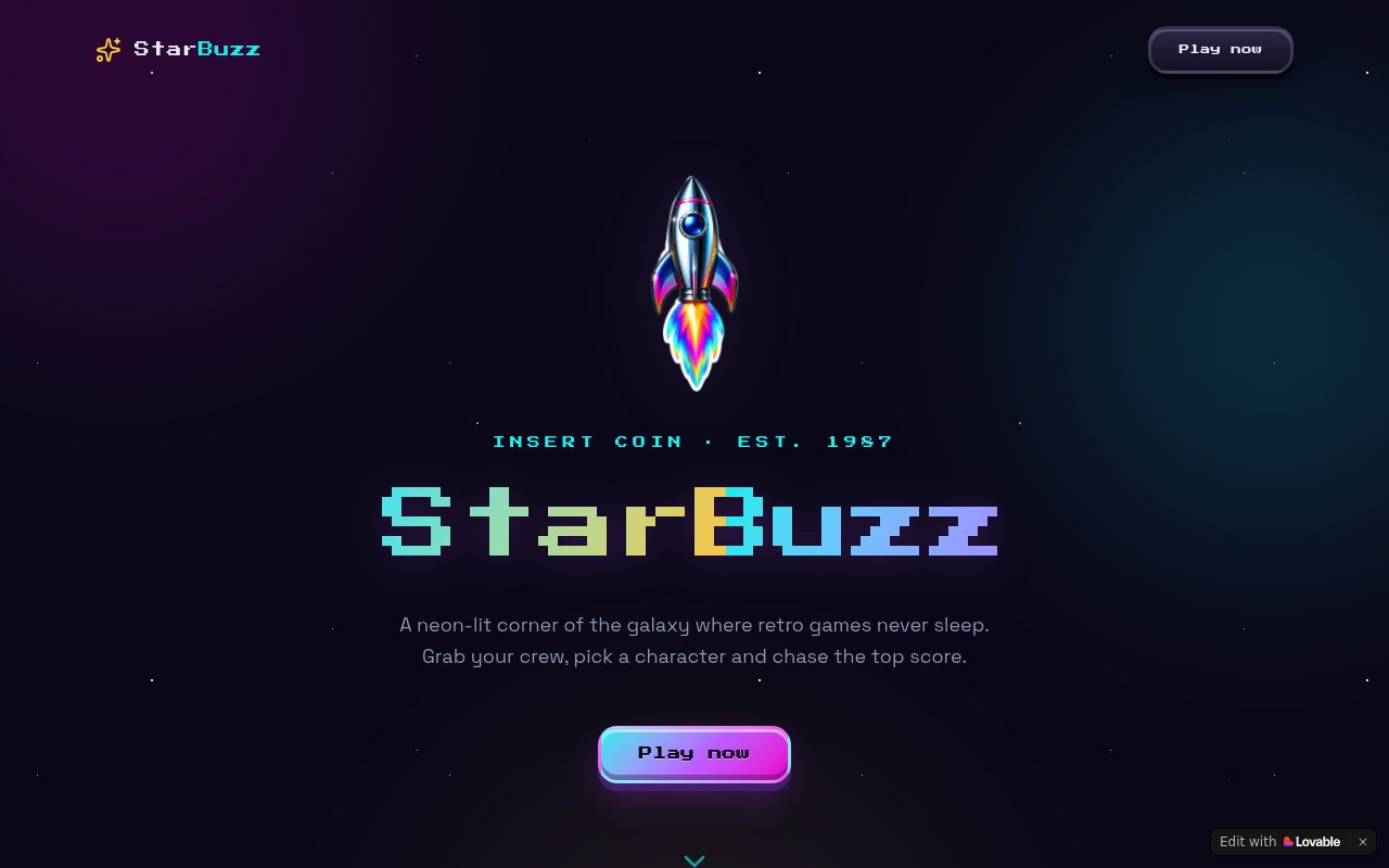 Screenshot of StarBuzz